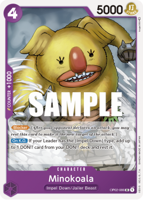Carte One Piece Minokoala OP02-086 UC