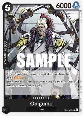 Carte One Piece Onigumo OP02-095 UC