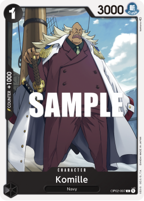 Carte One Piece Komille OP02-097 C
