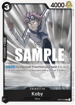 Carte One Piece Koby OP02-098 R