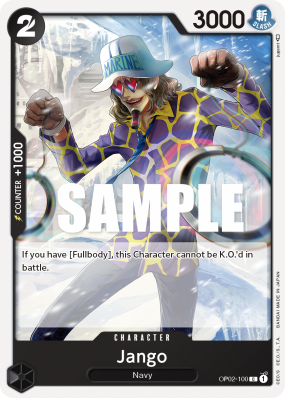 Carte One Piece Jango OP02-100 C
