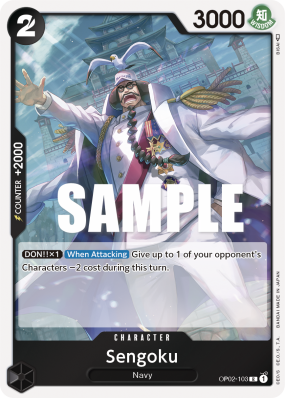 Carte One Piece Sengoku OP02-103 R