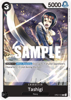 Carte One Piece Tashigi OP02-105 C