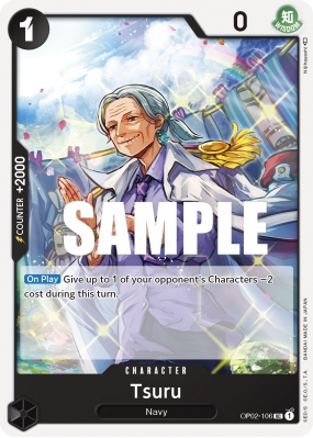 Carte One Piece Tsuru OP02-106 UC