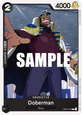 Carte One Piece Doberman OP02-107 C