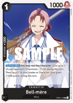 Carte One Piece Bell-mère OP02-112 UC