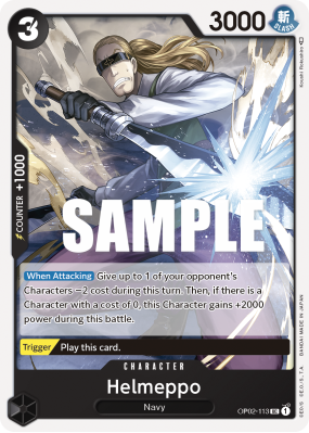 Carte One Piece Helmeppo OP02-113 UC