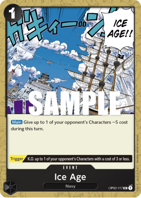 Carte One Piece Ice Age OP02-117 UC