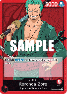 Carte One Piece Roronoa Zoro OP01-001 L