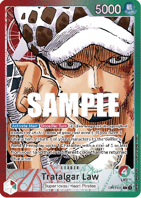 Carte One Piece Trafalgar Law OP01-002 L ALT ART