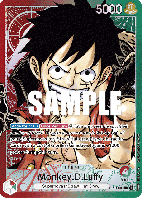 Carte One Piece Monkey D. Luffy OP01-003 L ALT ART