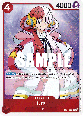 Carte One Piece Uta OP01-005 R