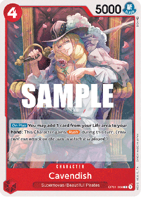 Carte One Piece Cavendish OP01-008 C