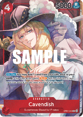 Carte One Piece Cavendish OP01-008 C ALT ART