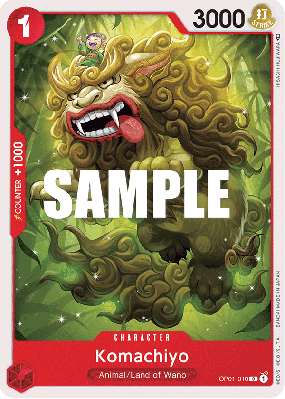Carte One Piece Komachiyo OP01-010 C