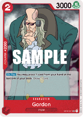 Carte One Piece Gordon OP01-011 UC