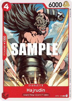Carte One Piece Hajrudin OP01-018 C