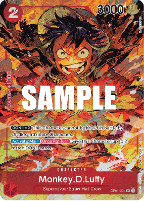 Carte One Piece Monkey D. Luffy OP01-024 SR ALT ART