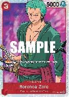 Carte One Piece Roronoa Zoro OP01-025 SR