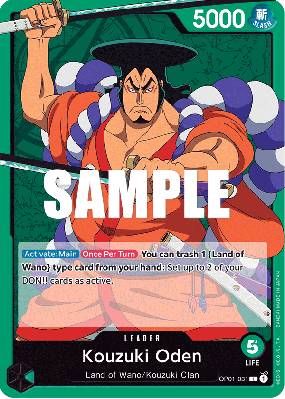 Carte One Piece Kouzuki Oden OP01-031 L