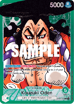 Carte One Piece Kouzuki Oden OP01-031 L ALT ART