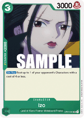 Carte One Piece Izo OP01-033 UC