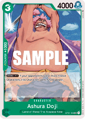 Carte One Piece Ashura Doji OP01-032 UC