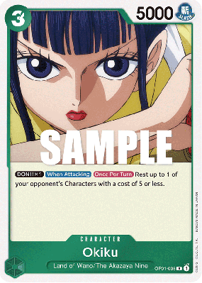 Carte One Piece Okiku OP01-035 R
