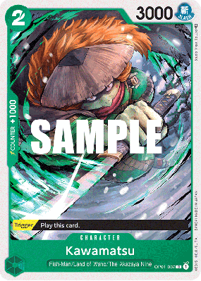 Carte One Piece Kawamatsu OP01-037 C