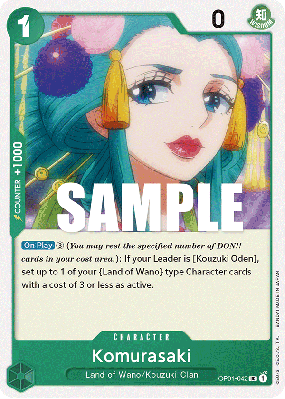 Carte One Piece Komurasaki OP01-042 UC