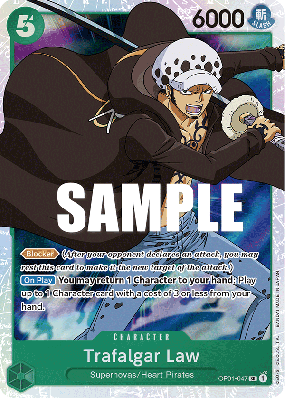 Carte One Piece Trafalgar Law OP01-047 SR