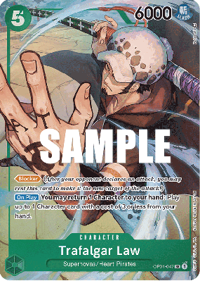 Carte One Piece Trafalgar Law OP01-047 SR ALT ART