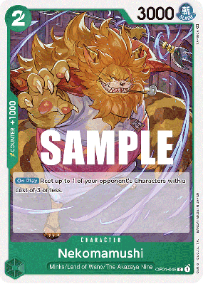 Carte One Piece Nekomamushi OP01-048 C