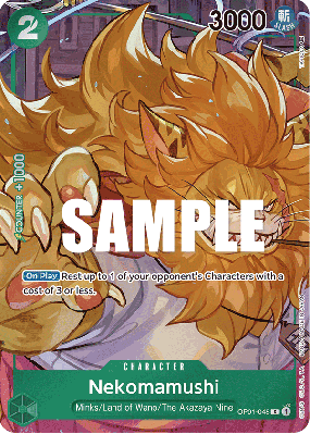 Carte One Piece Nekomamushi OP01-048 C ALT ART