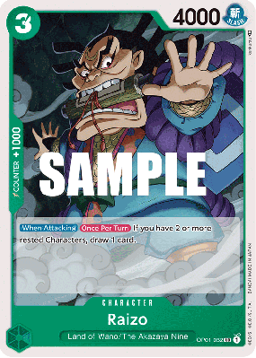 Carte One Piece Raizo OP01-052 UC
