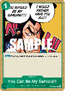 Carte One Piece You Can Be My Samurai!! OP01-055 C