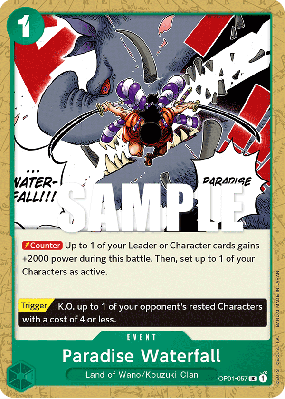 Carte One Piece Paradise Waterfall OP01-057 UC