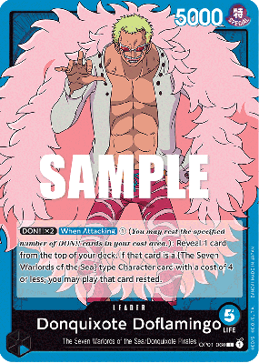 Carte One Piece Donquixote Doflamingo OP01-060 L