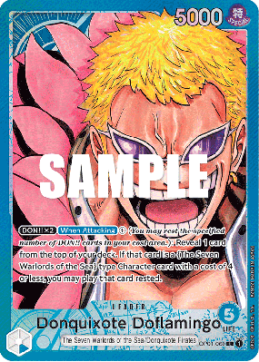 Carte One Piece Donquixote Doflamingo OP01-060 L ALT ART