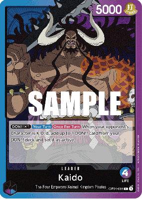 Carte One Piece Kaido OP01-061 L