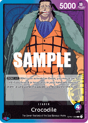 Carte One Piece Crocodile OP01-062 L