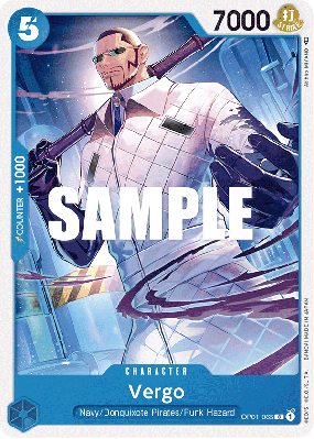 Carte One Piece Vergo OP01-065 C