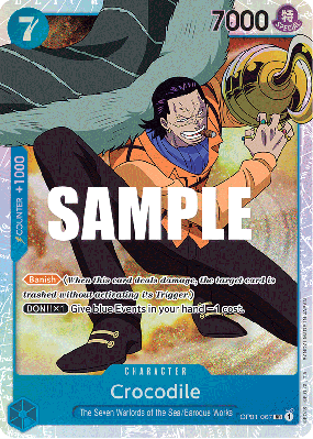 Carte One Piece Crocodile OP01-067 SR