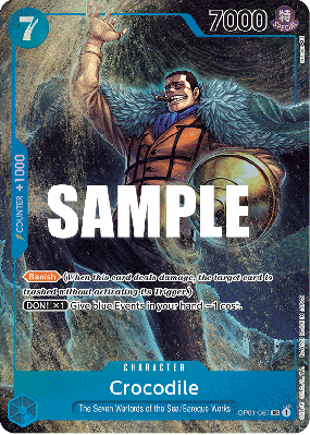 Carte One Piece Crocodile OP01-067 SR ALT ART