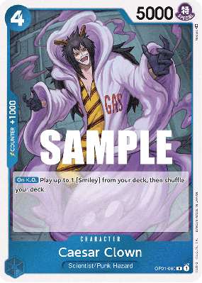 Carte One Piece Caesar Clown OP01-069 R