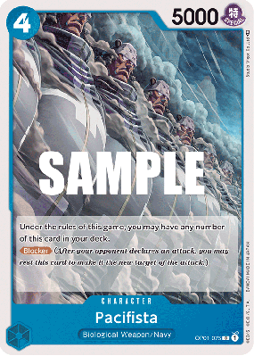 Carte One Piece Pacifista OP01-075 C
