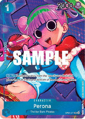 Carte One Piece Perona OP01-077 UC ALT ART