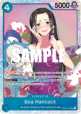 Carte One Piece Boa Hancock OP01-078 SR