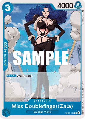 Carte One Piece Miss Doublefinger(Zala) OP01-080 C
