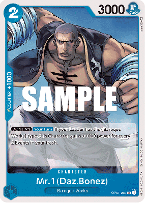 Carte One Piece Mr 1(Daz Bonez) OP01-083 UC